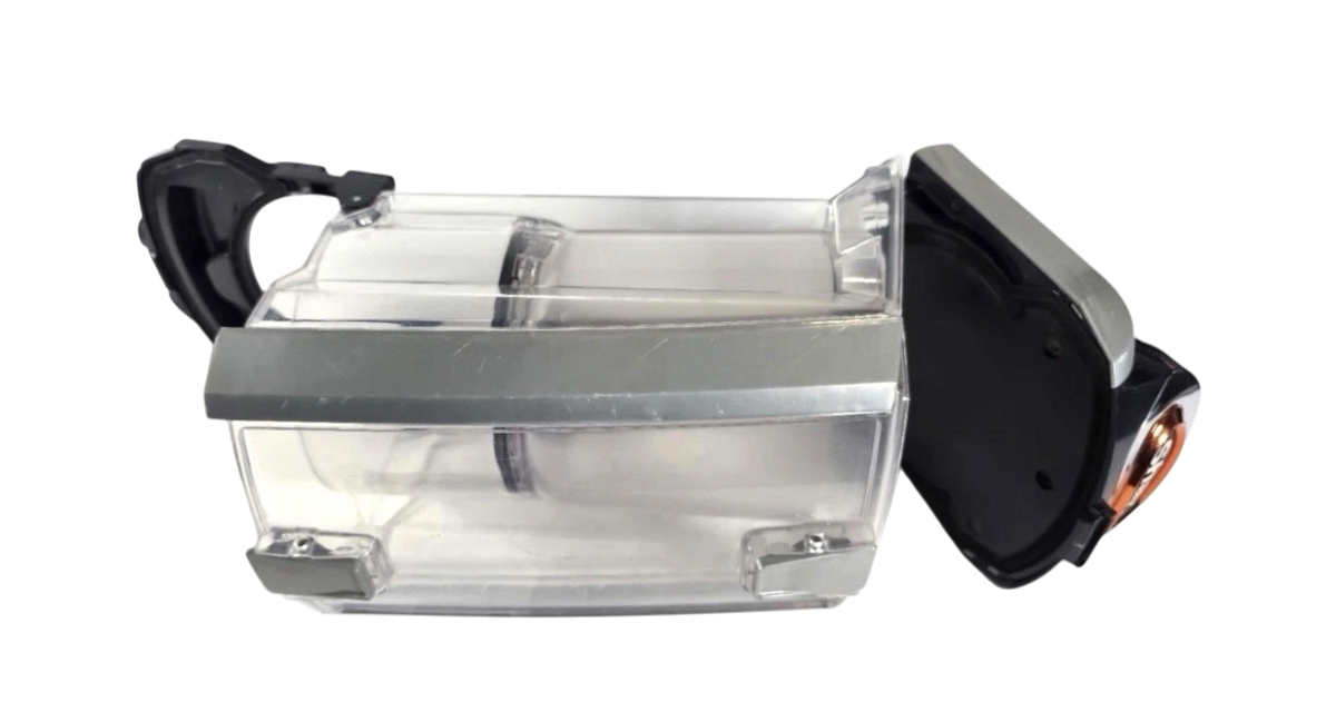 Shark NZ801UKT Lift-Away clear dust bin container, side view