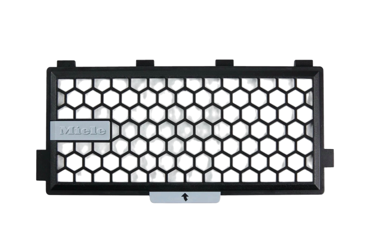 Miele Active Air Clean HEPA carbon filter, close-up of the grille