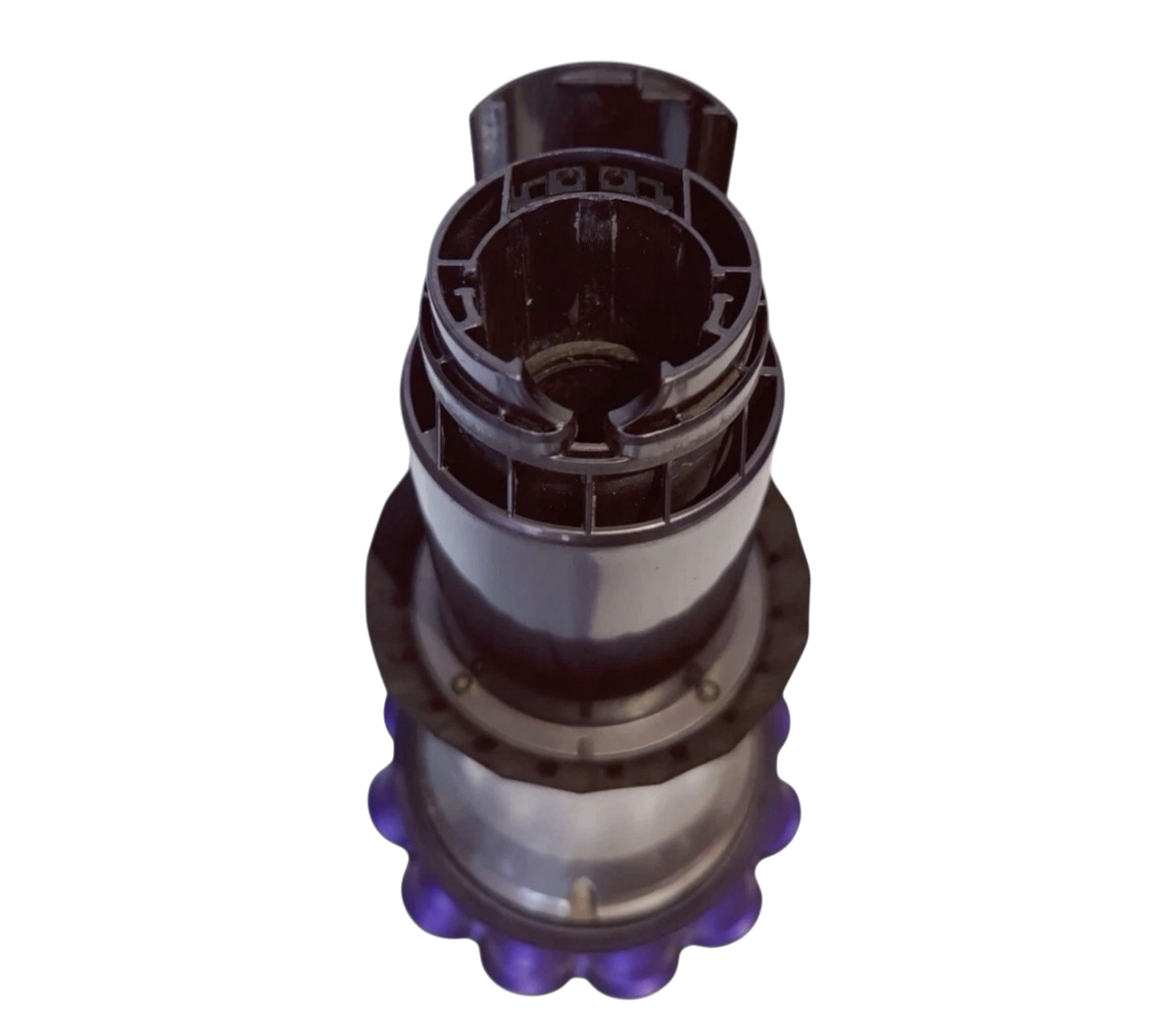 Genuine Dyson V10 Animal purple cyclone assembly with bin runner, refurbished, photo 2