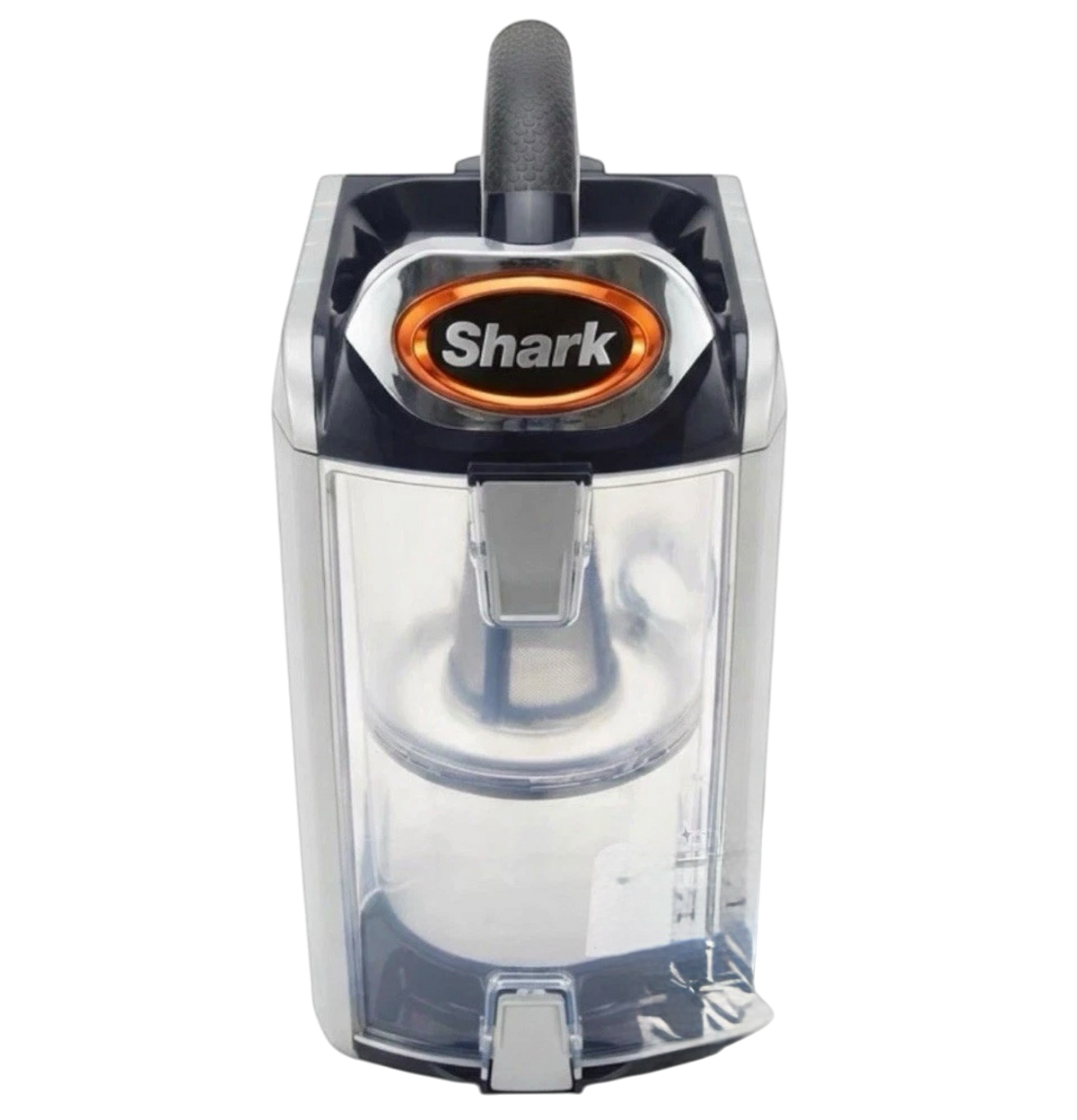 Shark NZ801UKT Lift-Away rubbish bin container with lid, front view