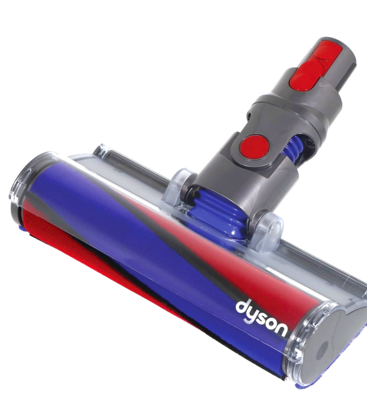 Dyson hard floor fluffy brush motorhead 966489-11, angled view