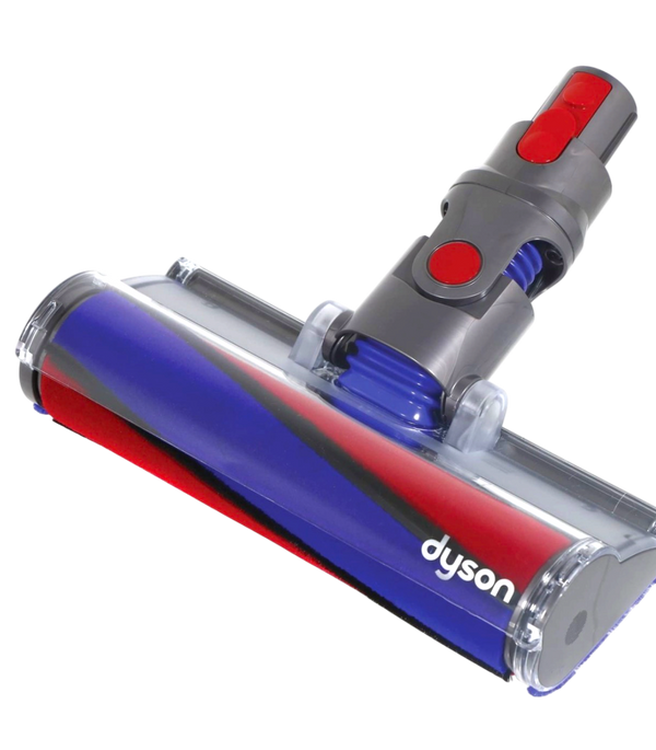 Dyson hard floor fluffy brush motorhead 966489-11, angled view