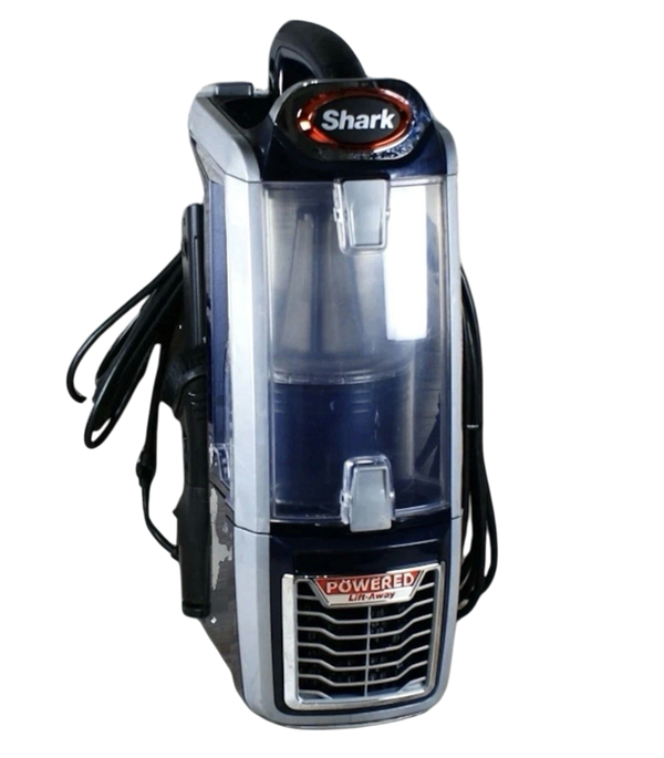 Shark NZ801UKT NV801UKT main body with motor, dust bin and cable, front view